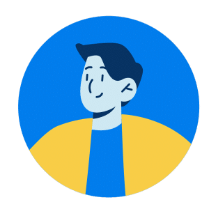 Illustrated Icon of Person's Face
